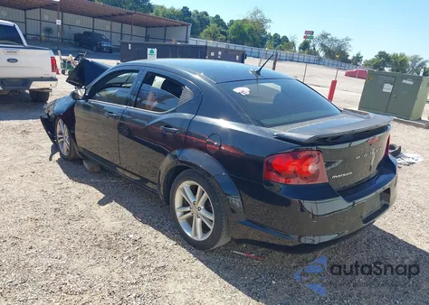 2013 Dodge Avenger Se V6 из США, поврежденный, VIN 1C3CDZAG6DN769861